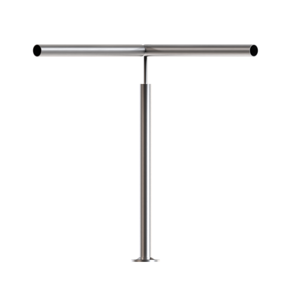 Pfosten Boden 42,4 Geländer Balkon Treppengeländer Steher Rundrohr Edelstahl V2A